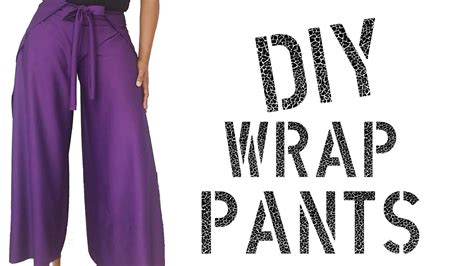Maybe you would like to learn more about one of these? DIY How To Make Wrap Pants - YouTube