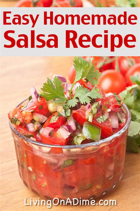 Homemade Salsa Recipe Fresh Salsa Is A Great Use For Garden Produce