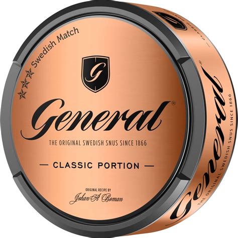 Snus m (definite singular snusen, uncountable). Buy General Original Portion Snus | Snus24.com