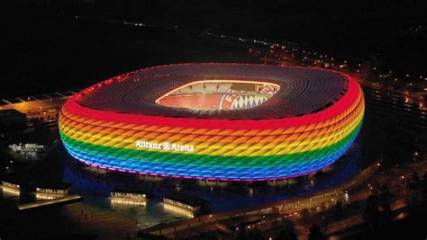 The allianz arena is unlikely to turn rainbow during euro 2020 © andreas gebert dfl / reuters. Uefa verbietet Regenbogen-Arena in München - Musikexpress