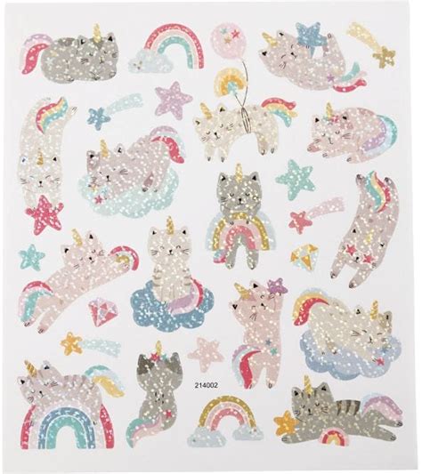 Stickervel Unicorn Katten 15x165 Cm Ihobby