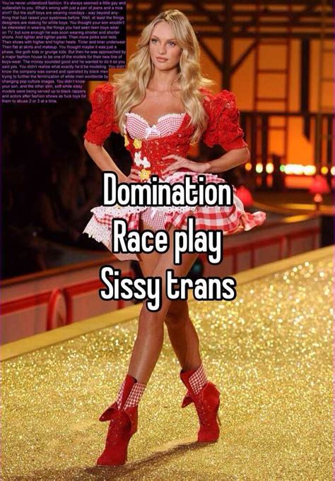 domination race play sissy trans