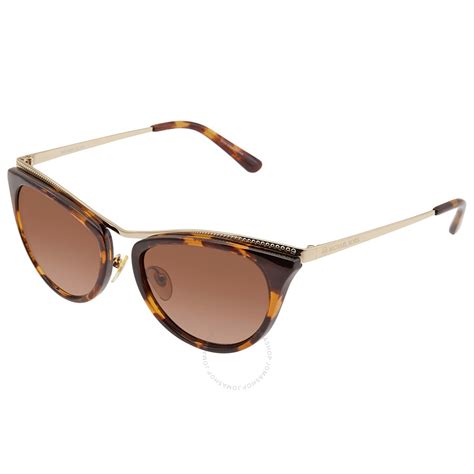 michael kors brown gradient cat eye sunglasses 0mk1065 10141354 725125127837 sunglasses jomashop