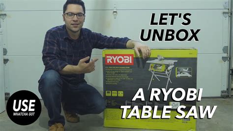 Unboxing Ryobi Table Saw And Quick Review Youtube