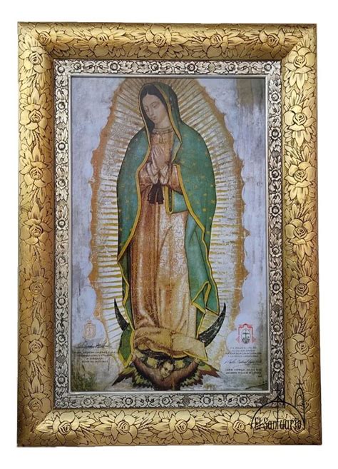 Cuadro De La Virgen De Guadalupe Marco De Rosas 1790 Virgen De