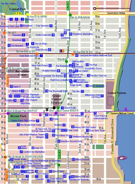 New York City Map With Hotels Get Latest Map Update