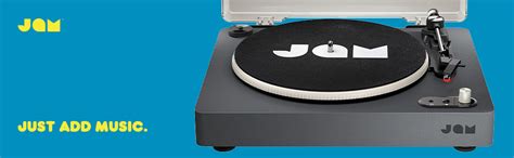 Jam Spun Out Bluetooth Turntable Vinyl Record Player 3 Belt Drive For