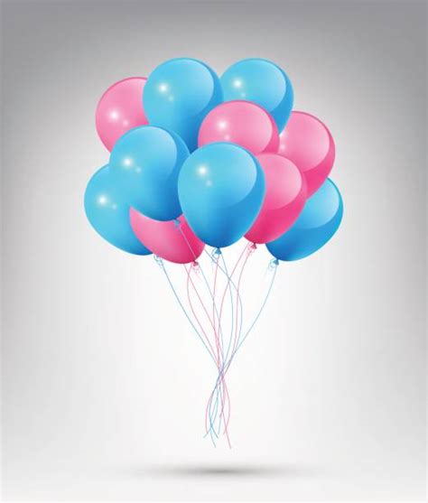 Pink Blue Balloon Illustrations Royalty Free Vector Graphics And Clip