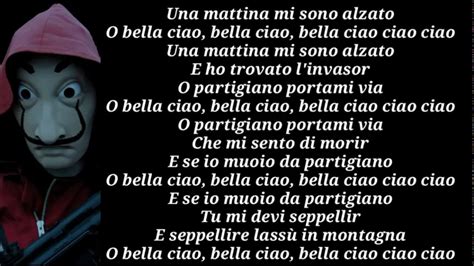 Bella Ciao Lyrics Youtube