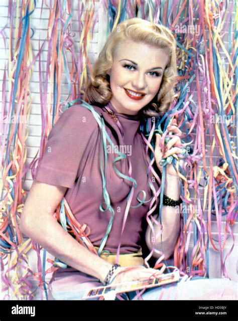 Ginger Rogers C 1940s Stock Photo Alamy