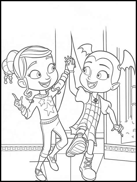 Follow along as vampirina adjusts to her new home. Free Printable Coloring Sheets Vampirina 10