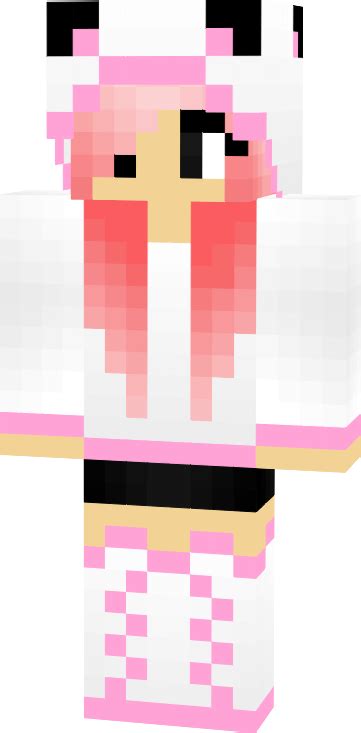 Pink Panda Girl Novaskin Gallery Minecraft Skins