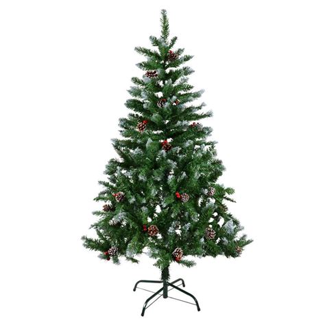 4ft 5ft 6ft 7ft Green Artificial Snow Tip Christmas Xmas Tree