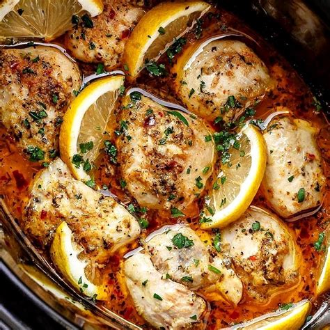 Check spelling or type a new query. Crock Pot Lemon Garlic Butter Chicken Crockpot Lemon ...
