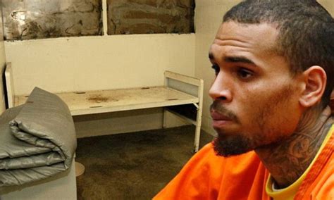 Inside Chris Browns La Jail Cell Where Hell Spend 23 Hours A Day In