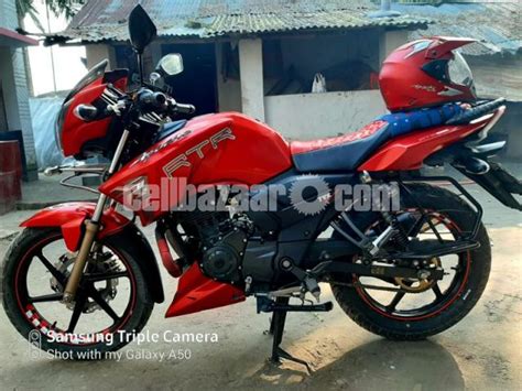 This tvs apache rtr 150 sd bike braking style is front disc & rear drum brakes. Apache RTR 150 Mate Red Dumuria - Cellbazaar.com | Buy ...