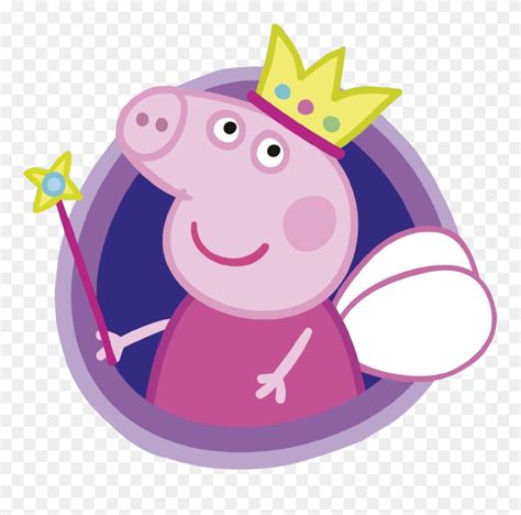Download Peppa Pig Princess Png Fairy Peppa Pig Png Clipart 5576030