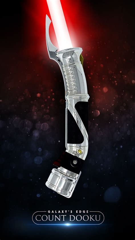 Count Dookus Lightsaber Galaxys Edge Legacy Saber In 2021 Star