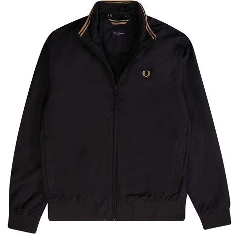 fred perry brentham jacket black j2660