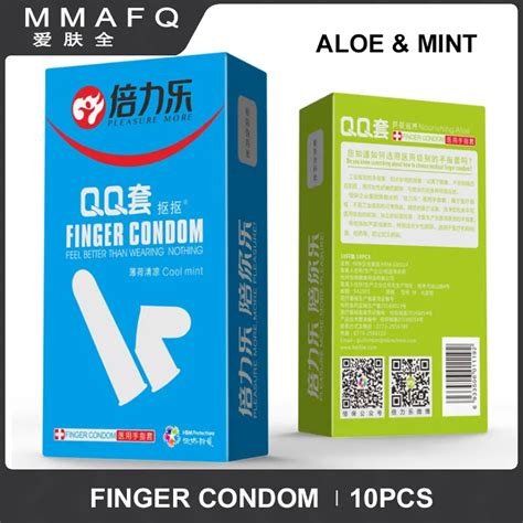 Beilile Pcs Couple Sex Finger Condoms G Spot Orgasm Finger Sleeve Condom Super Moist