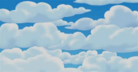 The Simpsons Cloud Background