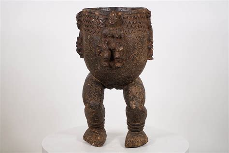 Bamun Figural Container 33.5
