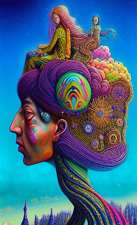 psychedelic portrait 54 digital art by barroa artworks fine art america