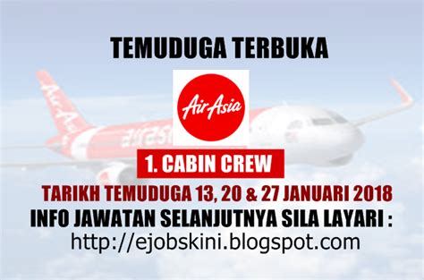 Temuduga terbuka perajurit muda tldm. Temuduga Terbuka Sebagai Cabin Crew di AirAsia Berhad ...
