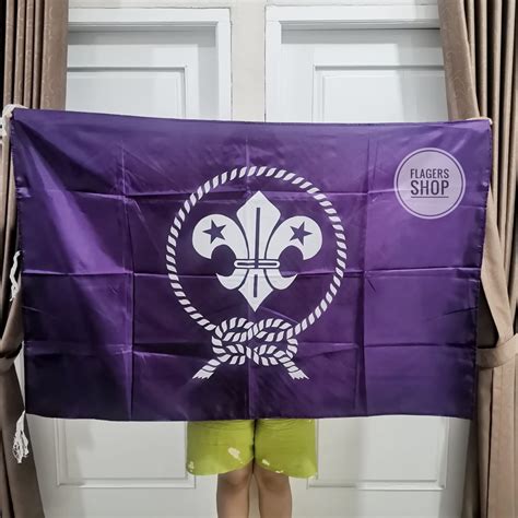 World Scout Flag Wosm Scout Flag 90x135 Cm Shopee Philippines