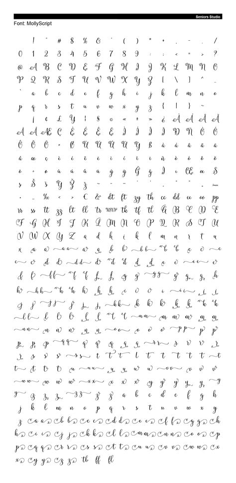 As soon as you enter your details below you will. Molly Script By Seniors Studio | TheHungryJPEG.com
