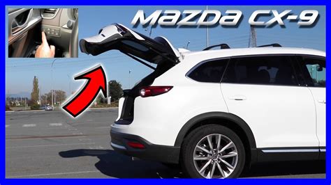 How To Open Rear Hatch With Car Running Mazda Cx 5 And Cx 9 Youtube