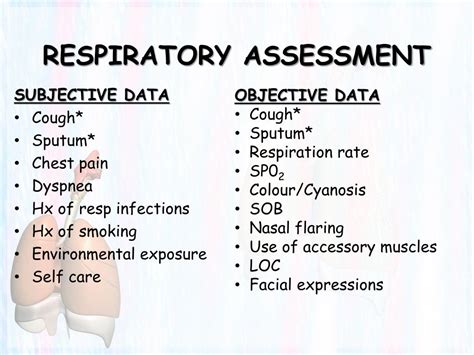 Assessment Of Respiratory System