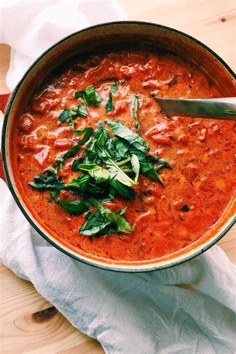 Chunky Tomato Basil Soup With Easy Whole30 Swap Rwhole30