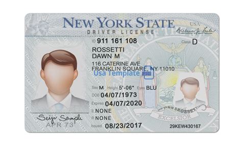 Drivers License Template Editable