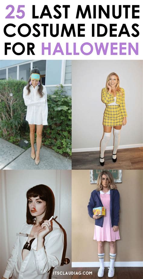 25 Last Minute Halloween Costumes Ideas For Women Its Claudia G Clever Halloween Costumes