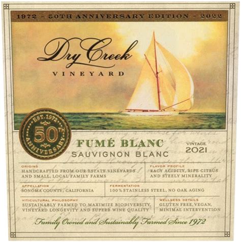 Dry Creek Vineyard 2021 Fumé Blanc Sonoma County Rating And Review