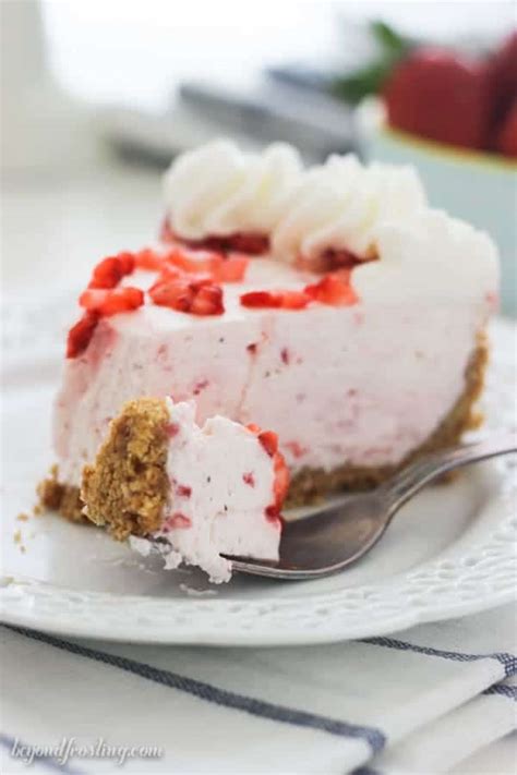 No Bake Strawberry Marshmallow Cheesecake Recipe Beyond Frosting