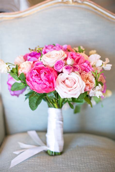 Pink Peony And Rose Bouquet Elizabeth Anne Designs The Wedding Blog