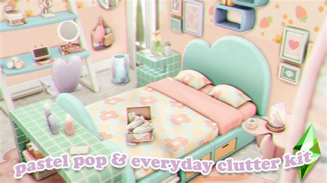 Pastel Pop And Everyday Clutter Kit Overview The Sims 4 Youtube