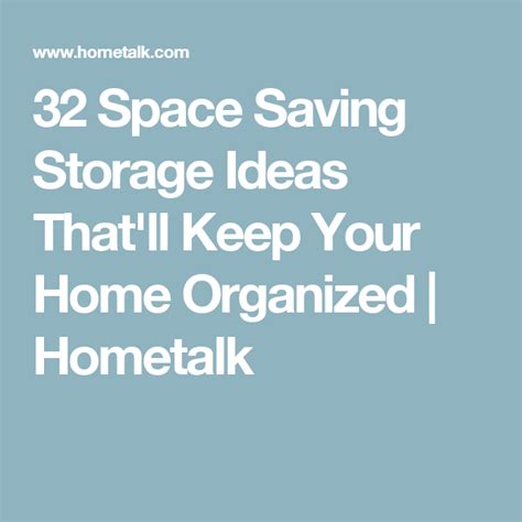 32 Space Saving Storage Ideas Thatll Keep Your Home Organized