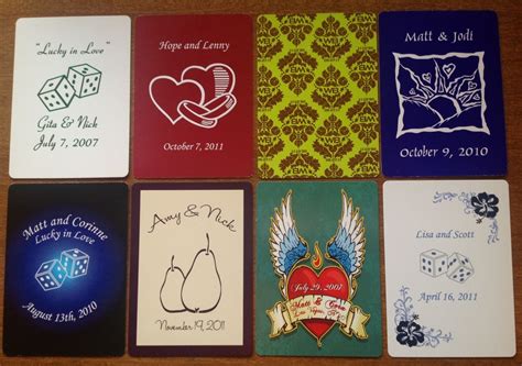 An excellent gift for anyone, from groomsmen to poker hobbyists and budding magicians, these playing cards are a fun way to show off your full house. Wedding Playing Cards - the brand new Wedding Favor