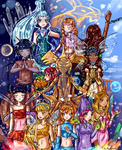 Winx Club Winx Club Winx Club Sailor Scouts Fan Art Fanpop