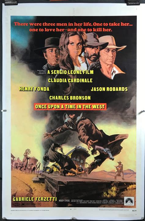 once upon a time in the west original henry fonda vintage movie poster original vintage movie