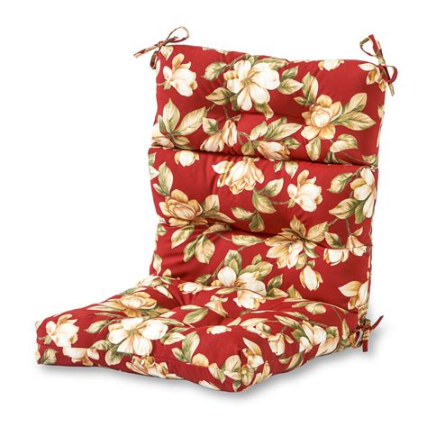 Outdoor furniture cushion covers can take a beating from the weather and every few years can use a refresh. Greendale Home Fashions Outdoor High Back Chair Cushion ...