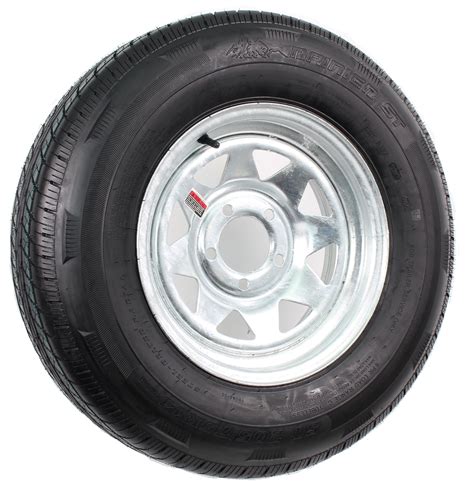 If you're in the market for new trailer tires, but don't need a new rim to go with them, consider the trailer king st radial trailer tire. Radial Trailer Tire On Rim ST205/75R14 205/75-14 5 Lug ...