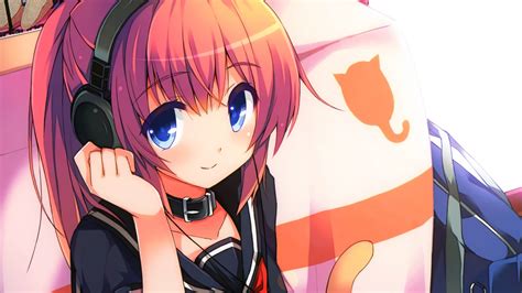 Download Wallpapers Download 2560x1440 Headphones Anime Anime Girls