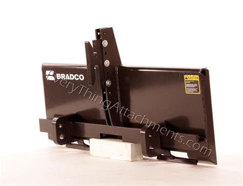 Bradco Universal Skid Steer Quick Attach To Tractor 3 Point Hitch Adapter