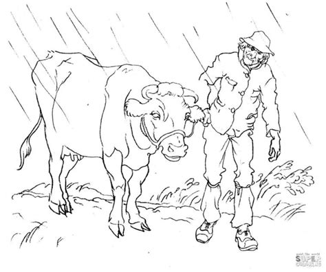 Get This Realistic Cow Coloring Pages To Print Cow With