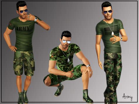 The Sims Resource Army T Shirts