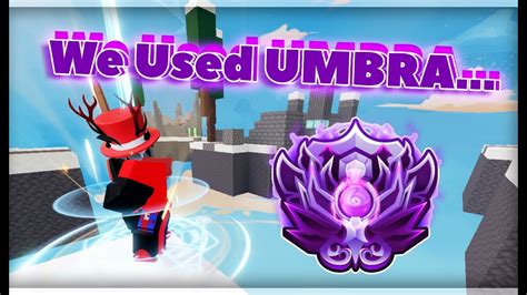We Decided To Use Umbra Strat Roblox Bedwars Youtube